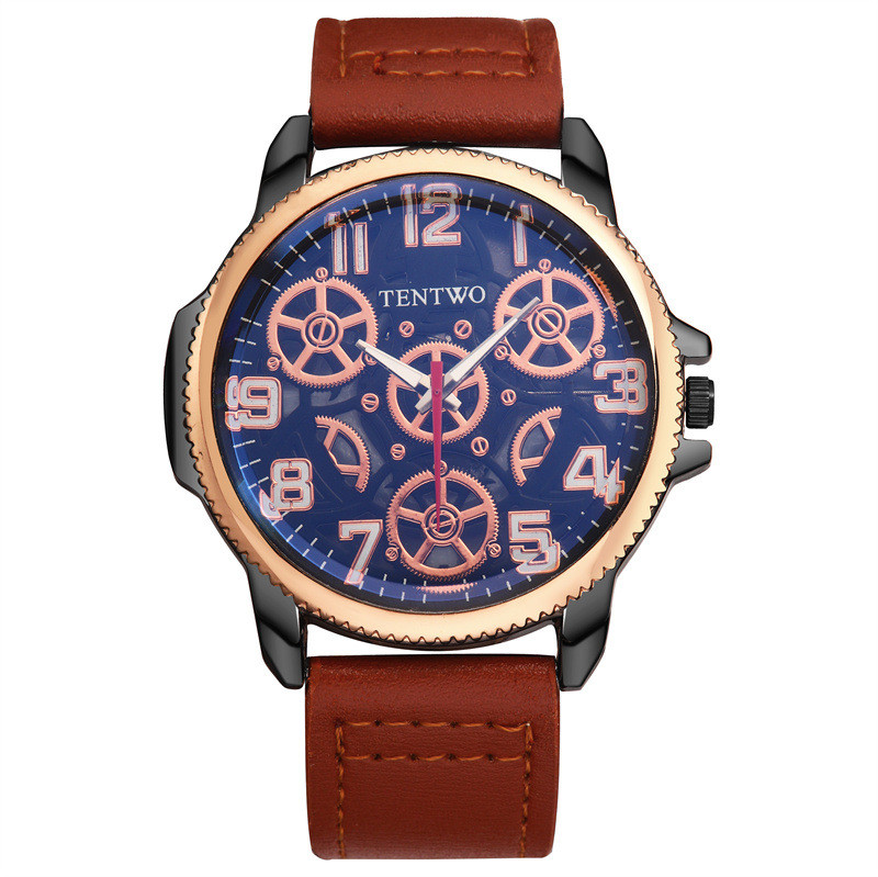 Comerț exterior nou ceas bărbătesc cu cadran mare ceas en-gros fashion business ceas modern individual quartz ceas bărbătesc