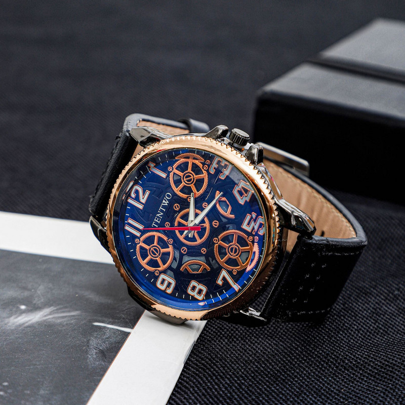 Comerț exterior nou ceas bărbătesc cu cadran mare ceas en-gros fashion business ceas modern individual quartz ceas bărbătesc