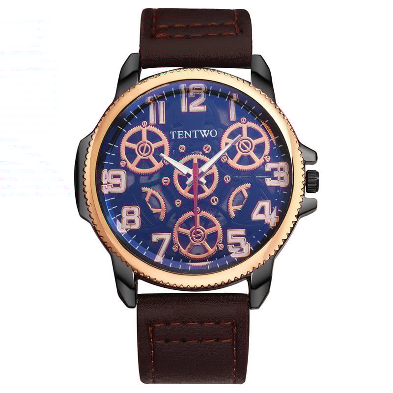 Comerț exterior nou ceas bărbătesc cu cadran mare ceas en-gros fashion business ceas modern individual quartz ceas bărbătesc