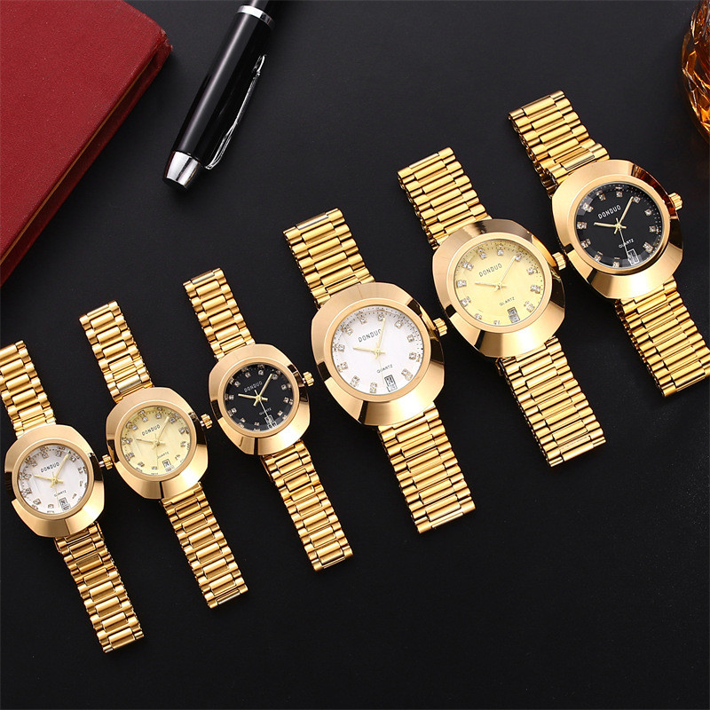 Ceas cu disc săgeată nouă europeană și americană săgeată cu diamant, monocrom, ceas de cuarț rezistent la apă, ceas clasic în formă de ou