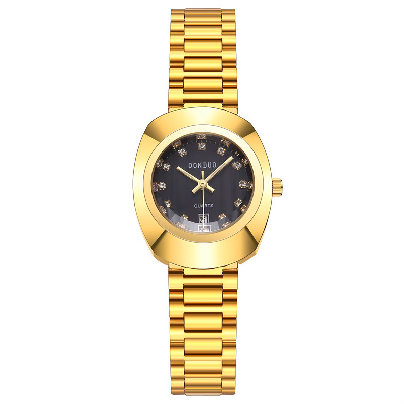 Ceas cu disc săgeată nouă europeană și americană săgeată cu diamant, monocrom, ceas de cuarț rezistent la apă, ceas clasic în formă de ou