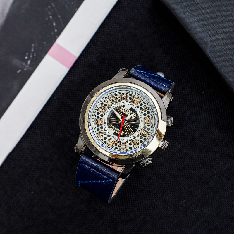 Ceas bărbătesc cu dublă scară pentru bărbați trend fashion hollow poo centura cuarț ceas bărbați ceas ceas cu quartz