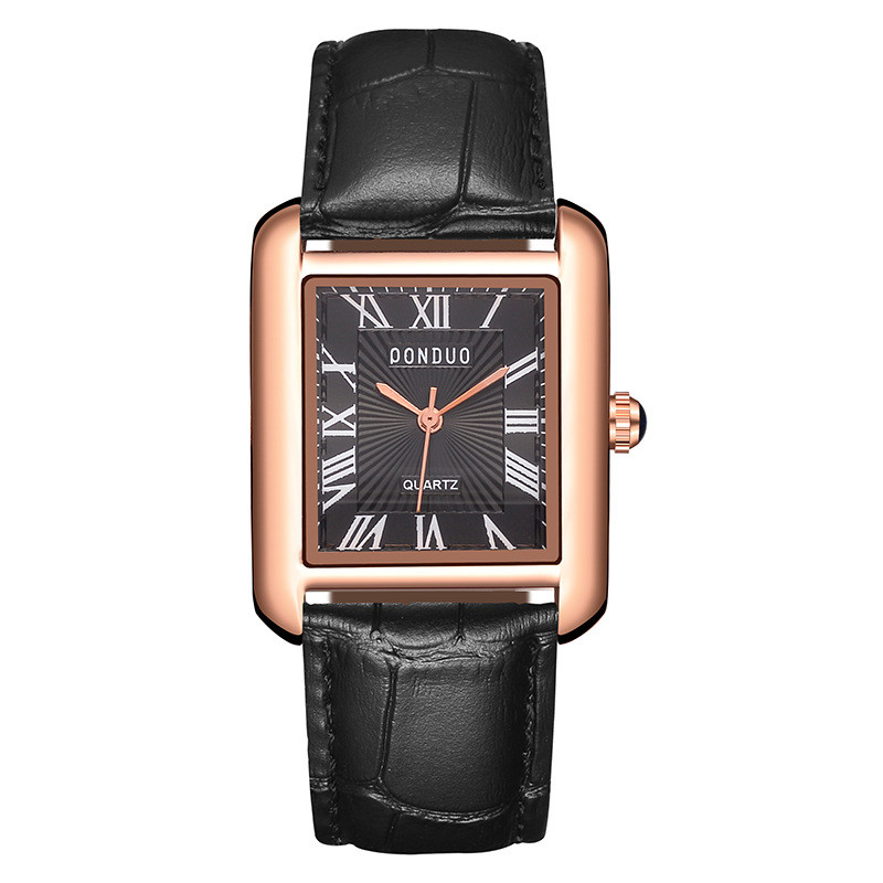 Ceas de cuplu creativ Ceas de modă în stil coreean Ceas de cuarț pentru bărbați, simplu de afaceri, rezistent la apă, vânzare transfrontalieră