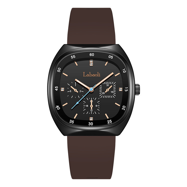 La Baoli nou ceas pentru femei cu bandă de silicon ceas pătrat ceas cu quartz transmisie în direct ceas popular pentru femei ceas transfrontalier en-gros