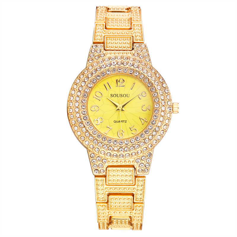 Ransgranic, ceas roman de stea la modă, plin de diamante, ceas de femei cu curea de oțel, ceas modern de lux cu diamante pentru femei