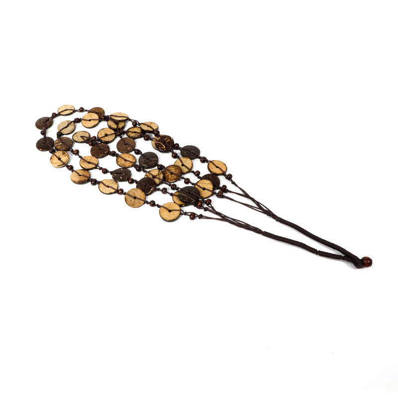 Colier boem exagerat de modă în stil retro etnic european și american, lucrat manual cu mărgele, accesorii de bijuterii pentru femei, comerț cu ridicata