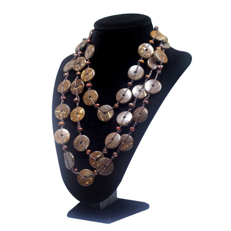 Colier boem exagerat de modă în stil retro etnic european și american, lucrat manual cu mărgele, accesorii de bijuterii pentru femei, comerț cu ridicata