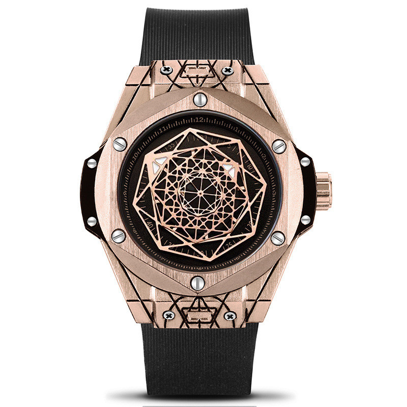 Creative Douyin Hot Model Ceasuri cu ridicata din silicon marca Kingston Ceas individual de modă pentru bărbați Ceas cu quartz rezistent la apă