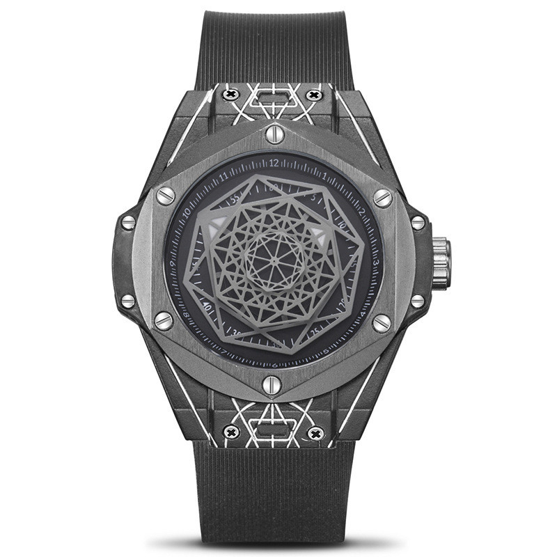 Creative Douyin Hot Model Ceasuri cu ridicata din silicon marca Kingston Ceas individual de modă pentru bărbați Ceas cu quartz rezistent la apă