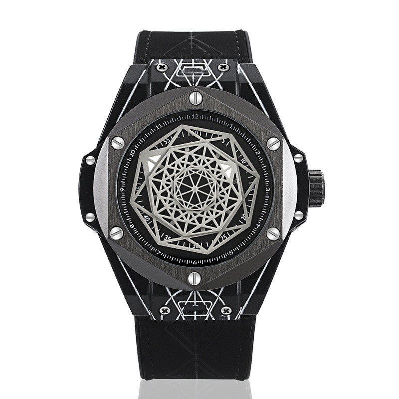 Creative Douyin Hot Model Ceasuri cu ridicata din silicon marca Kingston Ceas individual de modă pentru bărbați Ceas cu quartz rezistent la apă