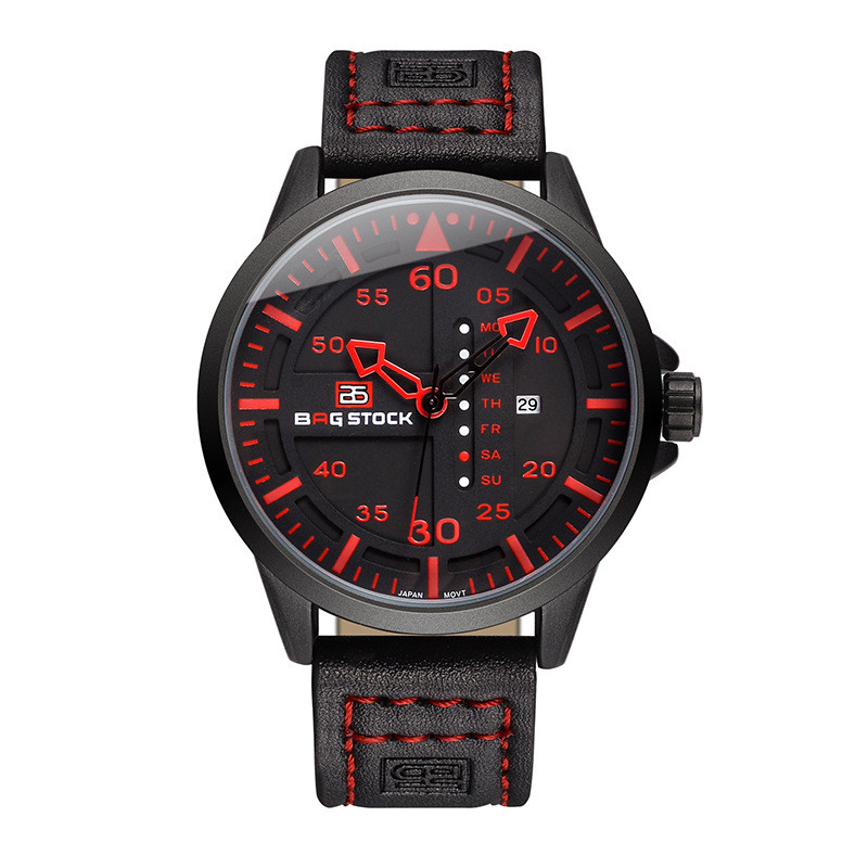 Ceas de cuarț pentru comerț exterior cu centură de oțel de modă Bergstein, cu sticlă armată, rezistent la perii, rezistent la zgârieturi și impermeabil, ceas de export pentru bărbați