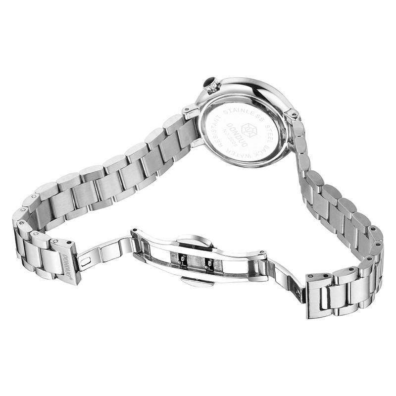 Douyin popular lola ceas mic verde ceas de modă pentru femei, ușor, de lux, retro, rotund, simplu, cu quartz, rezistent la apă