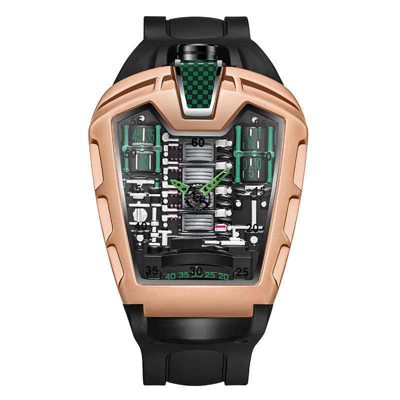 Comerț exterior transfrontalier model fierbinte marca Kingston ceas pentru bărbați modern și personalizat ceas cu quartz din silicon ceas sport pentru bărbați en-gros