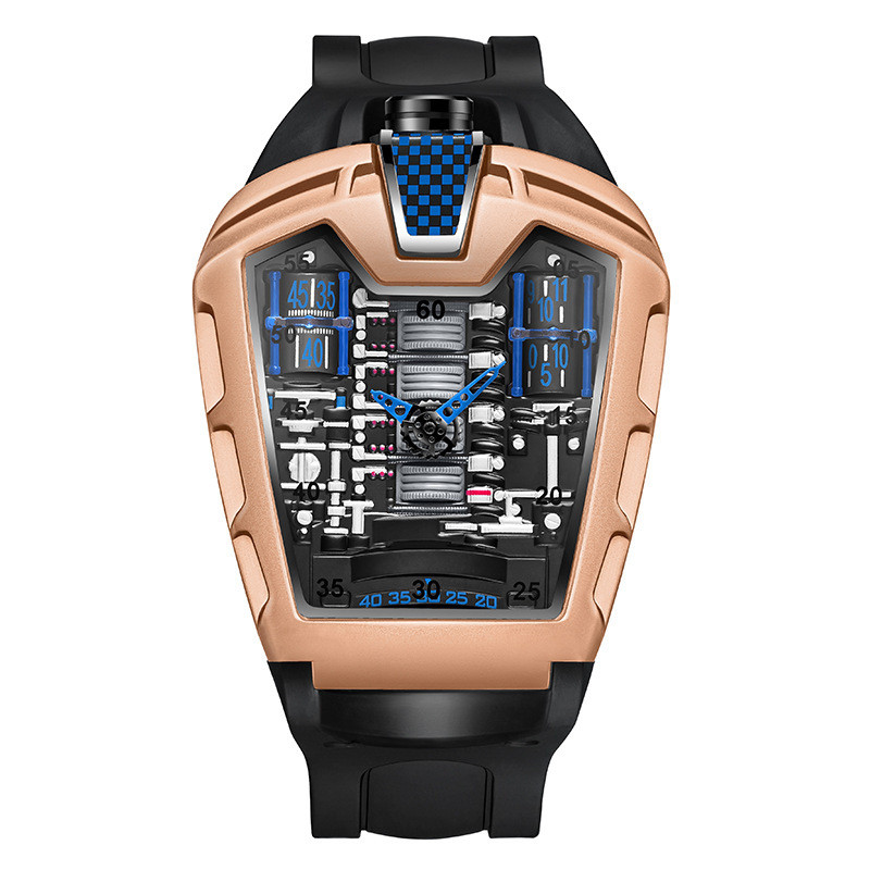 Comerț exterior transfrontalier model fierbinte marca Kingston ceas pentru bărbați modern și personalizat ceas cu quartz din silicon ceas sport pentru bărbați en-gros