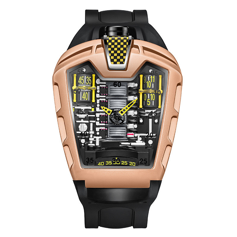 Comerț exterior transfrontalier model fierbinte marca Kingston ceas pentru bărbați modern și personalizat ceas cu quartz din silicon ceas sport pentru bărbați en-gros