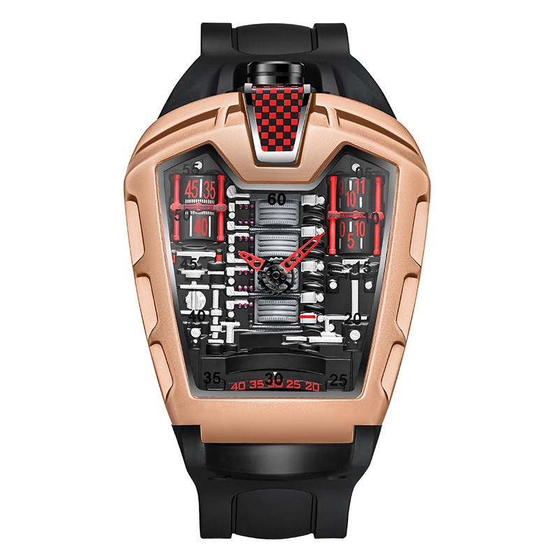 Comerț exterior transfrontalier model fierbinte marca Kingston ceas pentru bărbați modern și personalizat ceas cu quartz din silicon ceas sport pentru bărbați en-gros