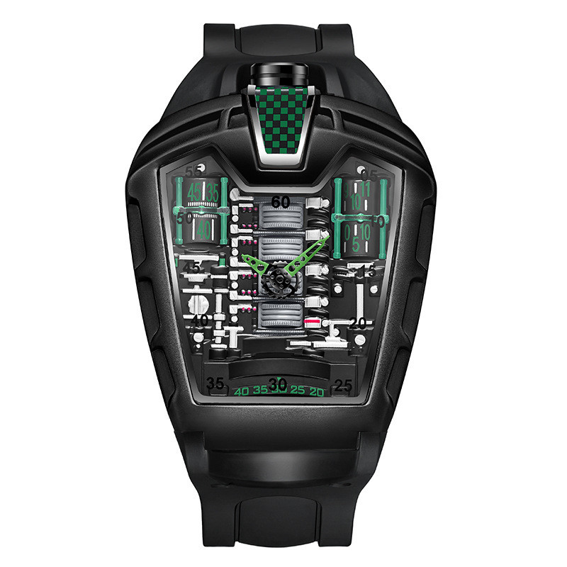 Comerț exterior transfrontalier model fierbinte marca Kingston ceas pentru bărbați modern și personalizat ceas cu quartz din silicon ceas sport pentru bărbați en-gros