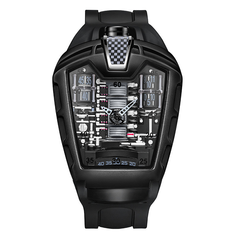 Comerț exterior transfrontalier model fierbinte marca Kingston ceas pentru bărbați modern și personalizat ceas cu quartz din silicon ceas sport pentru bărbați en-gros