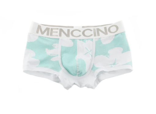 MENCCINO lenjerie de corp pentru bărbați boxeri pentru bărbați de vară pentru tineret respirabil sexy drăguț boxeri imprimați la modă