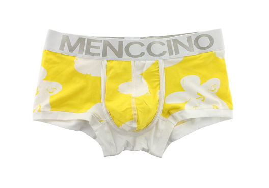 MENCCINO lenjerie de corp pentru bărbați boxeri pentru bărbați de vară pentru tineret respirabil sexy drăguț boxeri imprimați la modă