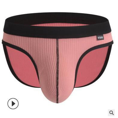 GTOPX MAN Dropshipping Lenjerie de corp sexy pentru bărbați, cu talie joasă, geantă mare, slip U convex