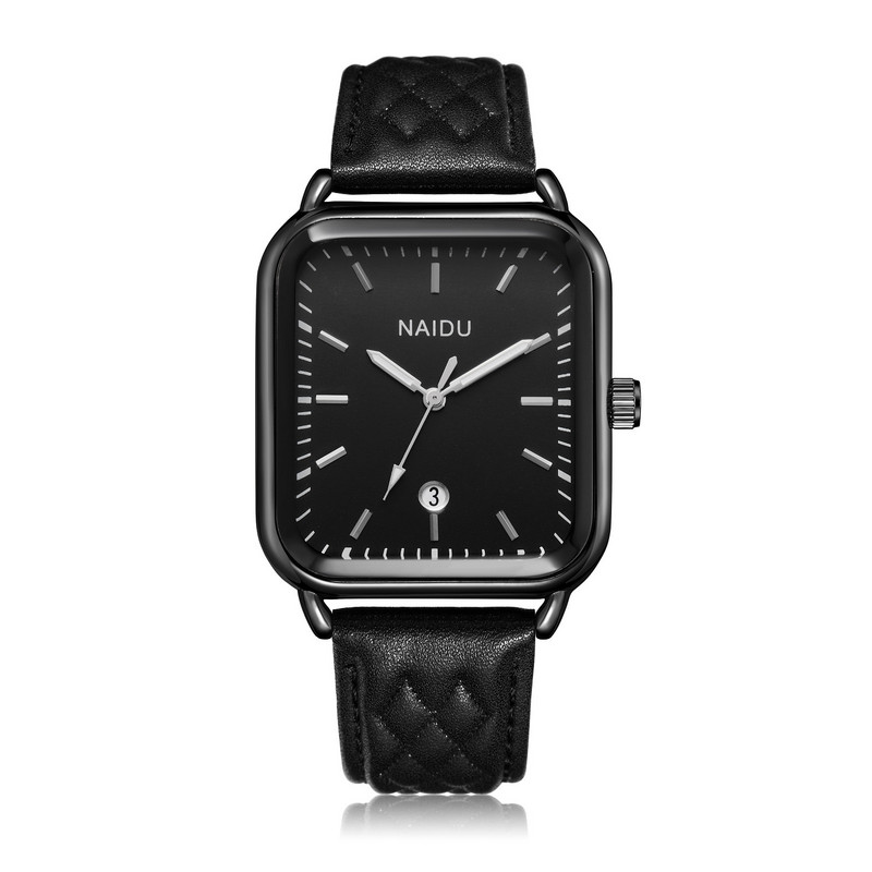 Calendar dreptunghiular ceas cu curea pentru bărbați și femei ceas cu curea pentru student la modă model tridimensional ceas cu curea stil pădure băieți ceas cu quartz școala medie