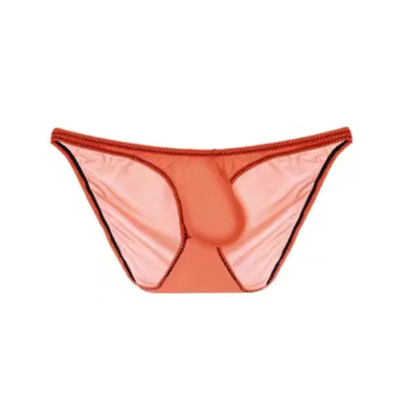 Slip pentru bărbați în stil japonez, ultra subțire, subțire, sexy, mărime mare, slip confortabil din mătase de gheață