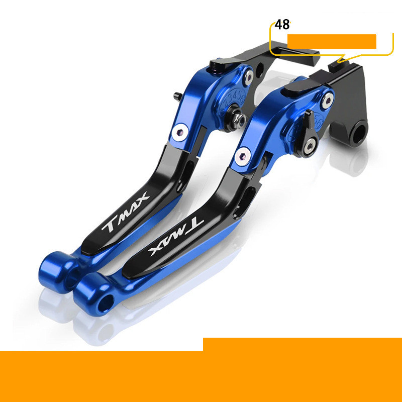 Se potrivește Yamaha TMAX500 2001-2007 modificate CNC din aliaj de aluminiu rabatabile frână ambreiaj coarne