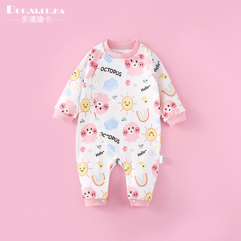 Újszülött ruhák tavaszi őszi telihold baba tiszta pamut egyéves hosszú ujjú nadrág