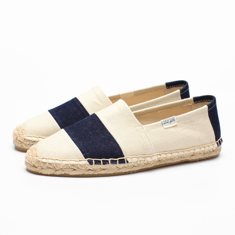 Vânzări directe din fabrică pentru bărbați și femei, pantofi din pânză, de sus, respirabili, în stil coreean, cu vârf rotund, pantofi casual, perechi de mocasini