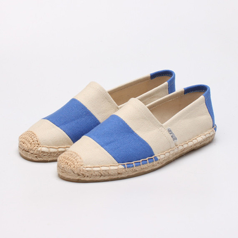 Vânzări directe din fabrică pentru bărbați și femei, pantofi din pânză, de sus, respirabili, în stil coreean, cu vârf rotund, pantofi casual, perechi de mocasini