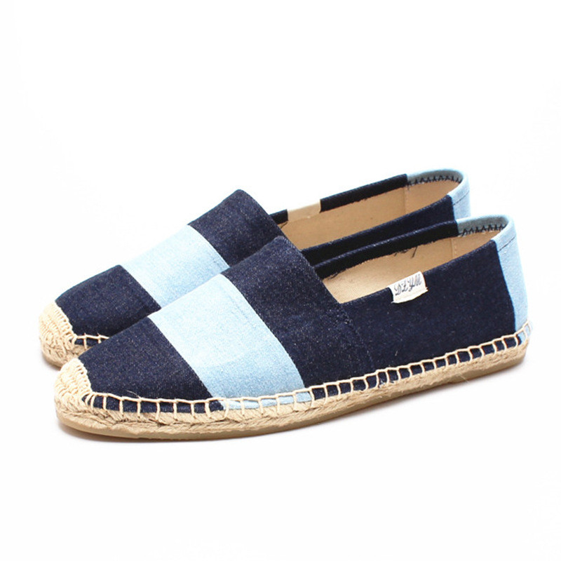 Vânzări directe din fabrică pentru bărbați și femei, pantofi din pânză, de sus, respirabili, în stil coreean, cu vârf rotund, pantofi casual, perechi de mocasini