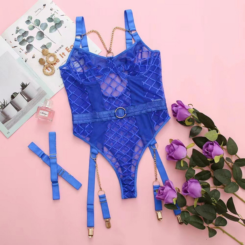 Nouă uniformă europeană și americană de club de noapte în stil fashion de set de lenjerie sexy în stoc