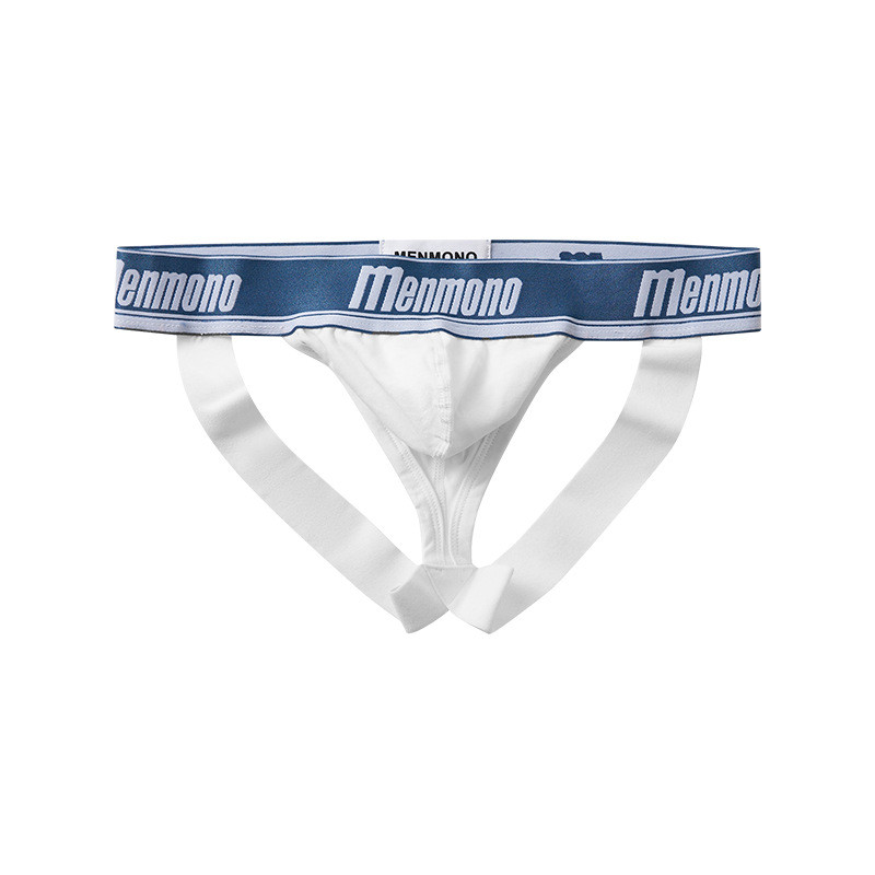 Seksi modne muške tange s dvostrukom guzom koje otkrivaju bokove od čistog pamuka 