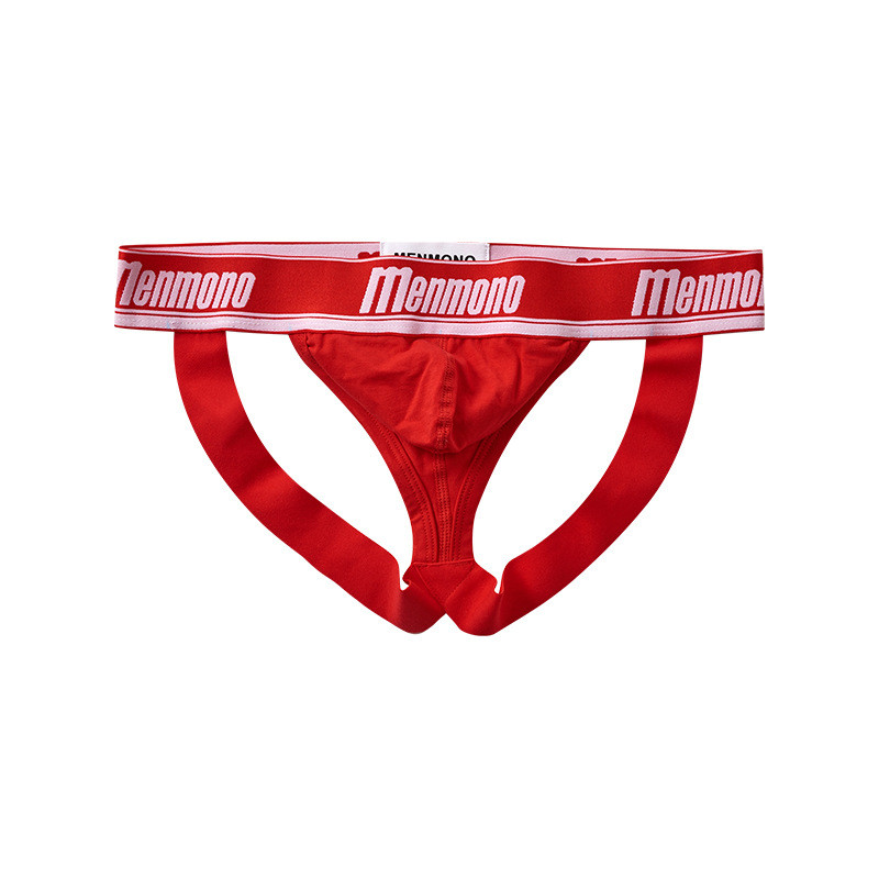 Seksi modne muške tange s dvostrukom guzom koje otkrivaju bokove od čistog pamuka 