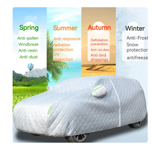 Pentru SUV Husa auto Impermeabil Protecție împotriva grindinii Protecție împotriva zgârieturii Copertina Rezistent la îngheț Accesorii auto rezistente la praf