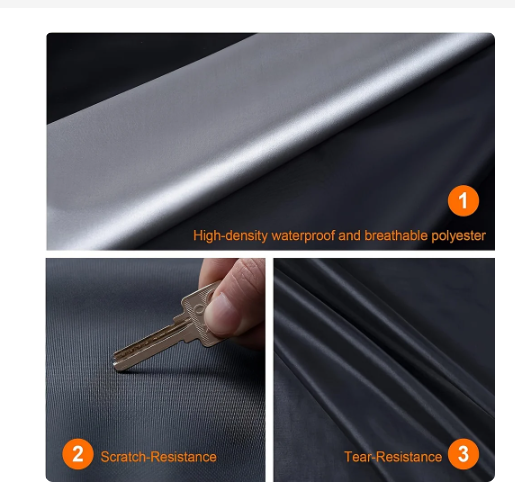 Huse pentru mașină, în aer liber, impermeabilă, la soare, la ploaie, la soare, la zăpadă, la acoperire auto UV universală, pentru SUV/Sedan 190T, pentru protecția mașinilor.