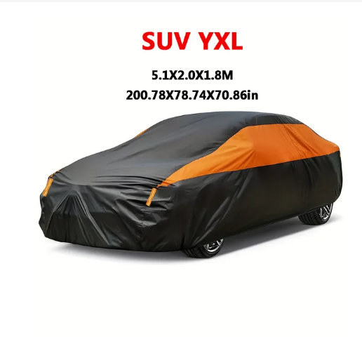 Huse pentru mașină, în aer liber, impermeabilă, la soare, la ploaie, la soare, la zăpadă, la acoperire auto UV universală, pentru SUV/Sedan 190T, pentru protecția mașinilor.