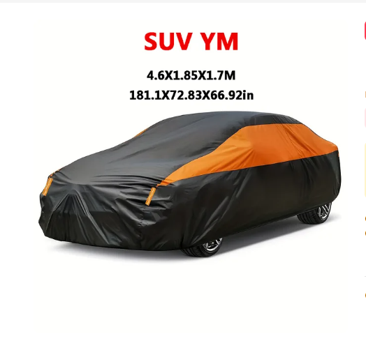 Huse pentru mașină, în aer liber, impermeabilă, la soare, la ploaie, la soare, la zăpadă, la acoperire auto UV universală, pentru SUV/Sedan 190T, pentru protecția mașinilor.