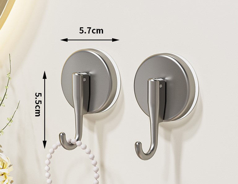 Cârlig puternic cu ventuză, perete de baie, cârlig pentru haine fără perforare, bucătărie, baie, perete de aspirare transfrontalier, cârlig lipicios