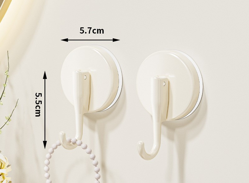 Cârlig puternic cu ventuză, perete de baie, cârlig pentru haine fără perforare, bucătărie, baie, perete de aspirare transfrontalier, cârlig lipicios