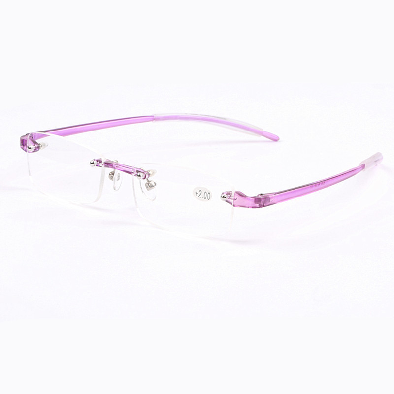 2024 Ochelari de lectură noi, fără montură, 125 de grade, 175 de grade, bărbați și femei, modă, comerț exterior, prezbiopie, ochelari fără montură