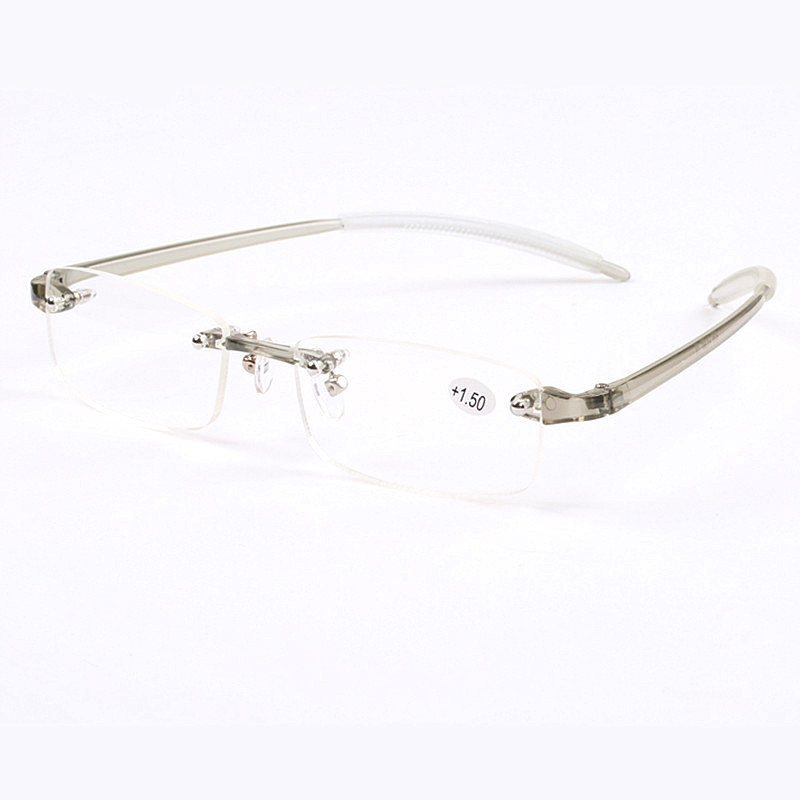 2024 Ochelari de lectură noi, fără montură, 125 de grade, 175 de grade, bărbați și femei, modă, comerț exterior, prezbiopie, ochelari fără montură