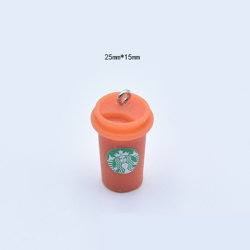 Simulare rășină băutură pandantiv ceașcă de cafea cercei pandantiv geanta breloc pandantiv bricolaj accesorii bijuterii