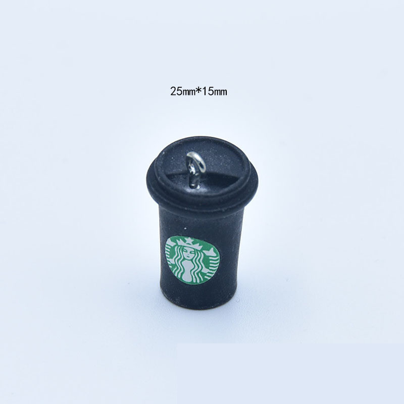 Simulare rășină băutură pandantiv ceașcă de cafea cercei pandantiv geanta breloc pandantiv bricolaj accesorii bijuterii