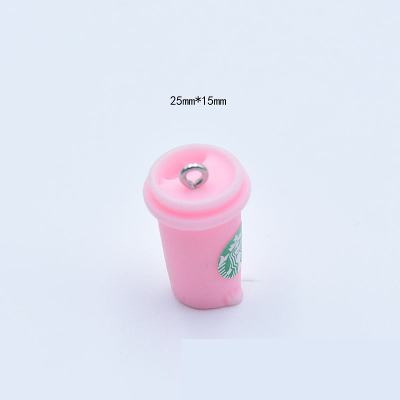 Simulare rășină băutură pandantiv ceașcă de cafea cercei pandantiv geanta breloc pandantiv bricolaj accesorii bijuterii