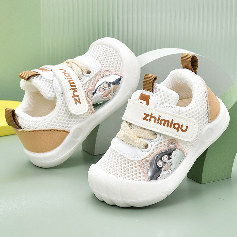 Sandale pentru bebeluși Pantofi de vară pentru bărbați 0 până la 1-2 ani Pantofi pentru bebeluși cu talpă moale anti-alunecare Pantofi pentru bebeluși cu plasă Pantofi pentru femeie pentru bebeluși