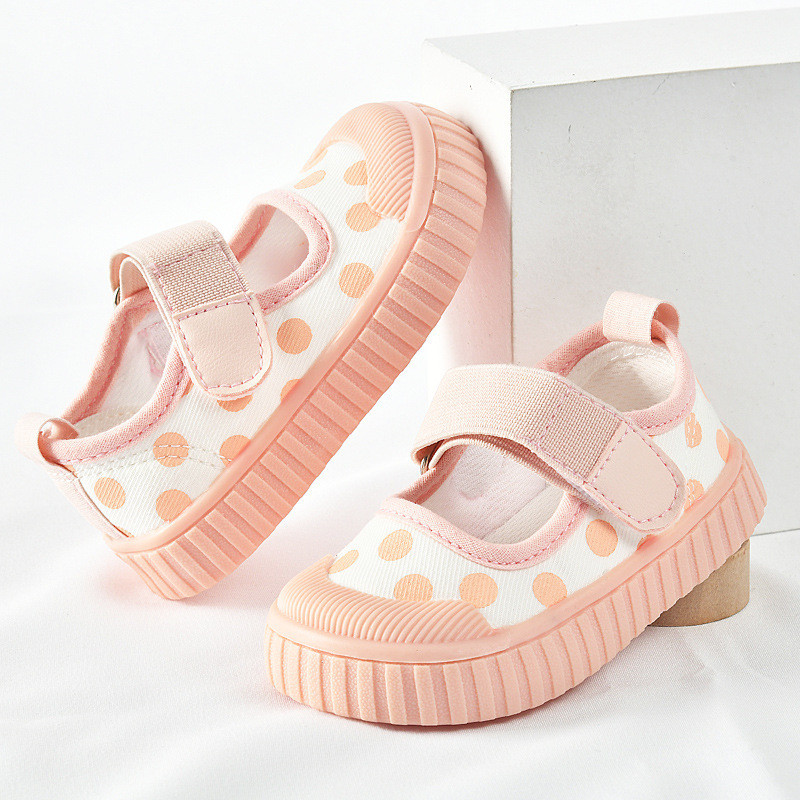 Pantofi pentru fetiță, anti-alunecare, talpă moale, primăvară, vară, 1-3 ani, pentru fetițe, pantofi din stofă, pantofi pentru păpuși.