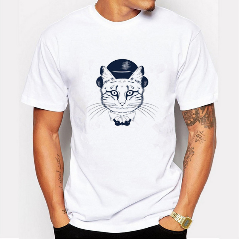 Väliskaubanduse meeste lemmikloomakoerad populaarsed uued Euroopa ja Ameerika lühikeste varrukatega T-särgid