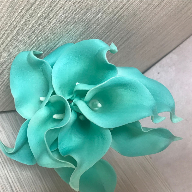  flori artificiale en-gros plante artificiale calla crin floare mini pu calla lily